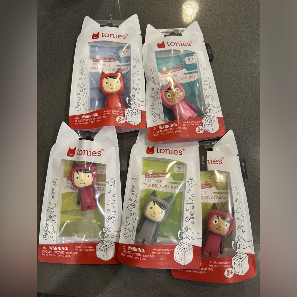 Set of 5 Creative Tonies